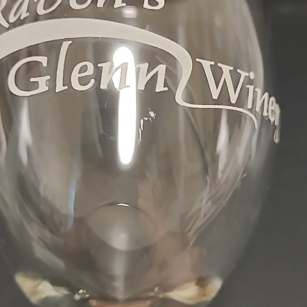Set of 4 Ravens Glenn Winery Glasses